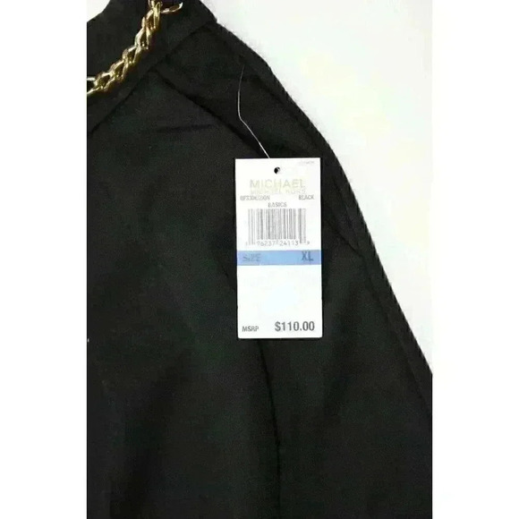 NEW! MICHAEL Michael Kors Women's XL Chain-Detail Wide-Leg Pants NWT $110 - Picture 3 of 3